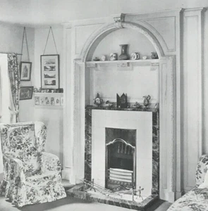 Diseño Interior Arquitectura Medido Dibujo Plano Chimenea Pecho Chimenea 1907 - Imagen 1 de 3