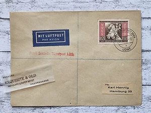 1944 Deutsches Reich Luftpost Dienstpost Adria Udine Stempel Post Ganzsache alt - Picture 1 of 3