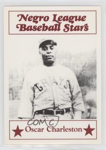 1986 Fritsch Negro League Baseball Stars Oscar Charleston #8 HOF