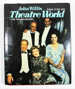 SIGNED by 15+ Broadway Actors! "Theatre World Vol 41: 1984-1985" John Willis HC - Picture 1 of 5