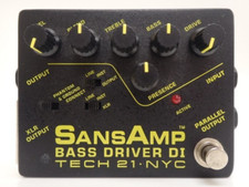 TECH 21 SansAmp BASS Driver DI Ver.1 BASS Effect Pedal In Working Order