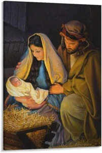 The Holy Family by Greg Olsen Painting Artist Wall Art Poster Print Canvas Paint - Picture 1 of 6