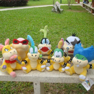 7X Super Mario Plush Toy Larry Lemmy Iggy Wendy Ludwig Roy Morton Jr. Koopa Doll - Image 1 of 4