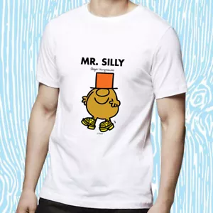 Mr Men T-Shirt Mr Silly Printed Graphic Tee Adults Short Sleeve Unisex Top - Picture 1 of 26