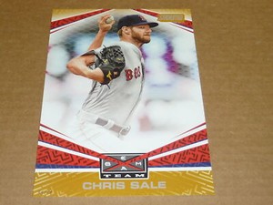 2019 Topps Stadium Club BEAM TEAM JUMBO 5 X 7 GOLD 06/10 CHRIS SALE RED SOX