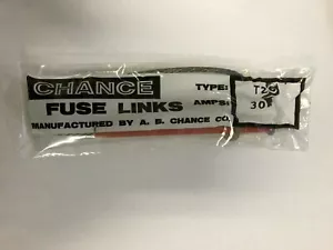 Amperios AB Chance M30T26 eslabón fusible tipo T26 30A - Imagen 1 de 2
