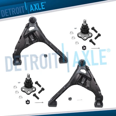 4x4 4WD 4pc Front Lower Control Arm & Ball Joint Kit for Dodge Dakota Durango - Image 1 of 4