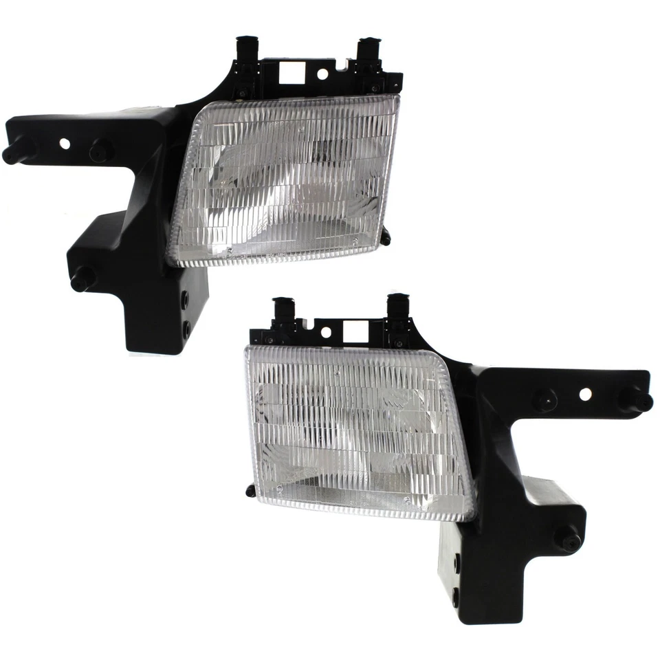 Juego de montaje de faros compatible con Dodge Ram 1500 1999-2003 Foto 1 de 4