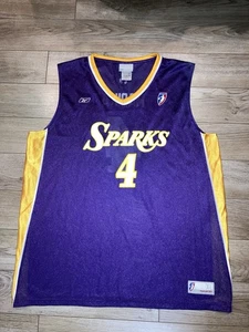 Mwadi Mabika #4 LA Los Angeles Sparks WNBA Reebok Jersey XL Autograph Auto - Picture 1 of 5