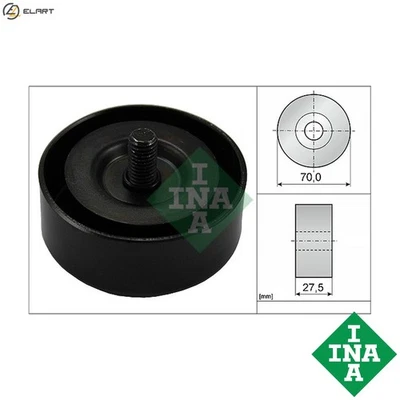 DEFLECTIONGUIDE PULLEY VRIBBED BELT 532 0606 10 FOR HYUNDAI EMBERA MATRIX JM - Image 1 of 4