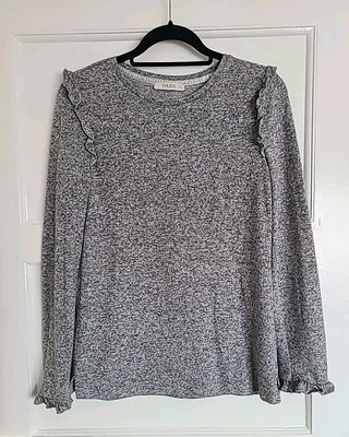 Oasis Grey Jumper Small Approx Size 8-10 * - Image 1 of 2