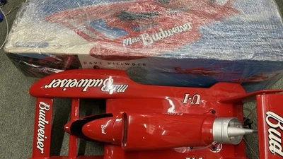 Vintage Miss Budweiser RC Nitro Gas 1/12 Hydroplane Racing Boat - Image 1 of 4