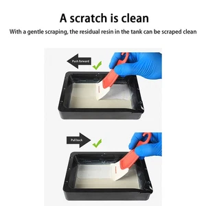 3D Resin Printer Accessories 2Pcs Silicone Spatula For 3D Printing Resin Remova - Photo 1/10