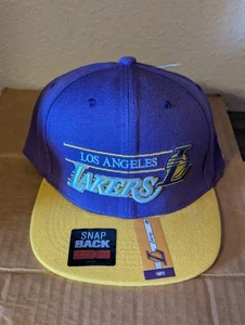 Los Angeles LA Lakers NBA Snapback Hat - Yellow Purple - Picture 1 of 9
