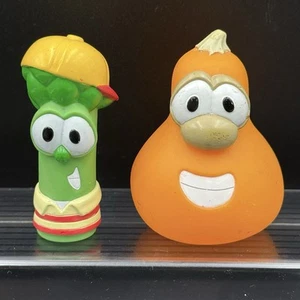 Veggie Tales Figures 2000 Jimmy The Gourd & Asparagus Toy Collectable Big Idea - Picture 1 of 4