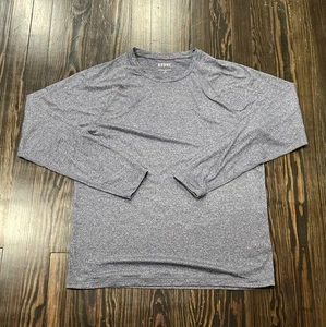 Rhone Performance Shirt Men’s Large Heather Blue Nylon Polyester - Picture 1 of 4
