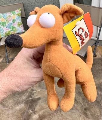 (2) SIMPSONS PELUCHE 1999 artículos de regalo internacional Inglaterra BOLA DE NIEVE II Santa's Lil H Foto 1 de 4