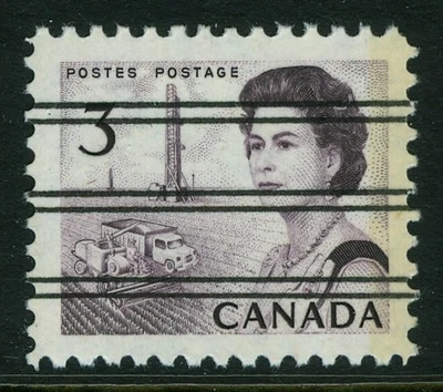 CANADÁ, 3c Centenario precancelado con error de cambio de etiquetado GT2, #456pxx var Foto 1 de 2
