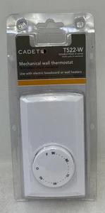 Termostato no programable montaje en pared doble poste Cadet 08301 T522W 3012 - Imagen 1 de 2