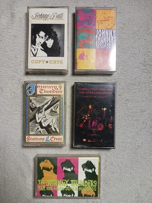 5x JOHNNY THUNDERS /HEARTBREAKERS  Cassette Tapes MC Punkrock Raritäten Sammlung - Bild 1 von 4