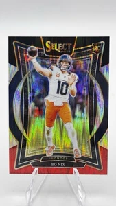 2024 Panini Select - Concourse Bo Nix #30 Black & Red Shock Prizm (RC) - Picture 1 of 2