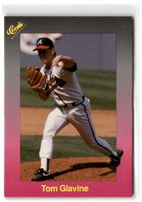 1989 Classic Travel Tom Glavine #159 Atlanta Braves Baseball Card - Image 1 of 2