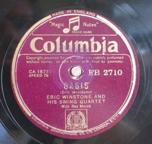 Eric Winstone And His Swing Quartet 78 RPM / Oasis & Corn Silk (26-0324-VH) - Imagen 1 de 2