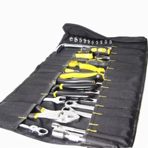 Bolsa de almacenamiento de herramientas piezas enrollable motocicleta llave mixta llave llave inglesa kit - Imagen 1 de 12