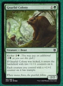 Gnarlid Colony - Zendikar Rising ZNR #185 - Magic: The Gathering MTG Card - Picture 1 of 2