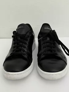 Adidas Advantage Herren Schwarz Turnschuhe Größe 11,5 Niedrig Sportschuhe - Bild 1 von 15