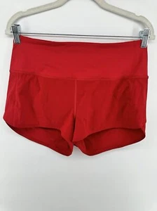 Lululemon Hotty Hot High Rise Lined Short 3” Hot Hot Red Size 8 - Picture 1 of 3