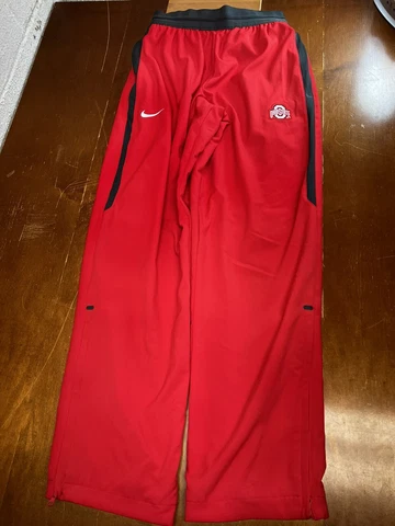 Ohio State Buckeyes Sweatpants Mens Small Red Nike Dri-Fit Cover