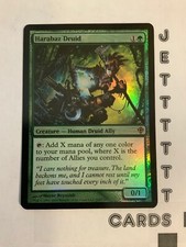Foil Harabaz Druid Worldwake ENGLISH Magic MTG ¥ Actual Pics ¥ A2