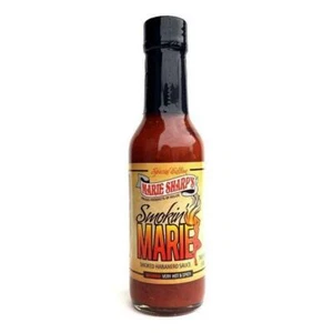 Marie Sharp's Smokin' Marie Smoked Habanero Sauce 148ml Hot Pepper Condiment - Picture 1 of 1
