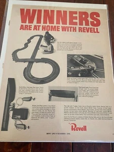 Anuncio de pista de carreras Revell Toy 1966 - Imagen 1 de 1