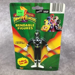 Mighty Morphin Power Rangers Zack Black 5" Bendable Figur 1994 - Bild 1 von 4