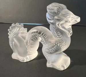Lalique Frosted Dragon 1 Of My 400+ Lalique Listings - Picture 1 of 9
