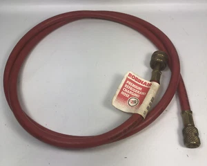 Manguera de carga de refrigerante premium Robinair 60"" roja 38360 acoplamiento de sello rápido nuevo de lote antiguo - Imagen 1 de 6