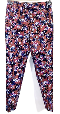J.CREW COLLECTION Size 0P Silk pants in autumn floral Style E3216 - Image 1 of 4