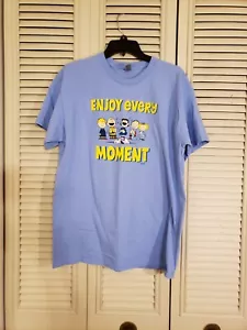 Camiseta azul Peanuts talla grande para adulto - Imagen 1 de 4
