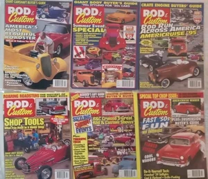 Lot of 6 Rod & Custom Magazines Mid 1990s Ford Chevy Vtg Adds Articles Hr18 - Picture 1 of 6