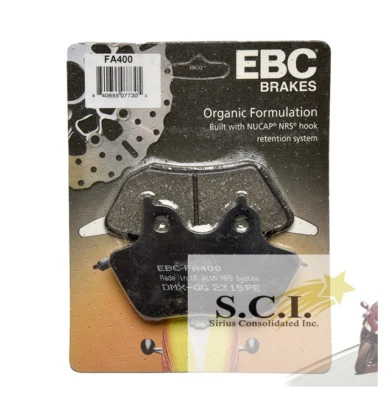 Pastillas de freno Harley Davidson FXSTD Softail Duce FXDWG Dyna Wide Glide EBC FA400 Foto 1 de 4