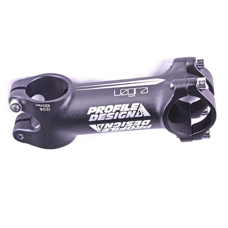 New Profile Design MTB Stem 100mm 31.8mm Black Road 132g 6' LEGRA 1 1/8" - Image 1 of 1