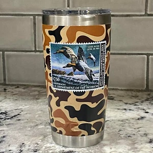 Yeti 20 oz Tumbler Duck Stamp Old Camo 1983 CANVASBACKS - Picture 1 of 1
