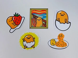 Sanrio Gudetama Stickers Egg Strawberry Cartoon Phone Stickers Food Arts Cute - Picture 1 of 4