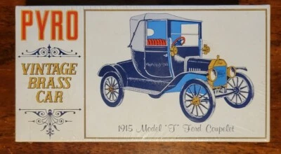 1967 Pyro Vintage Brass Cars 1915 Model T Ford Coupelet Sealed Box Kit #C451-125 - Image 1 of 4