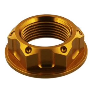 DIE STEERING HEAD M24X1.50MM ALUMINUM GOLD FOR SUZUKI 1000DL V-STROM 2002-2020 - Picture 1 of 3