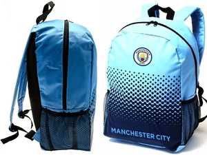 Manchester City FC Grand Adulte Sac à Dos Football École Sport Gym Kit Sac Mcfc - Afbeelding 1 van 5