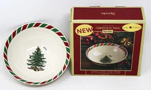 Spode Zuckerstange Weihnachtsbaum 6" Keramik Bonboniere Macy's mit BOX - Bild 1 von 6