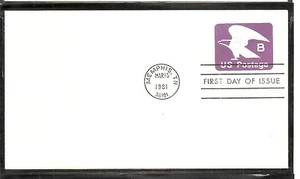 US Sc # U592 Eagle " B Postage " FDC. Ready For Cachet. - Picture 1 of 1